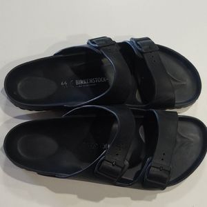 Birkenstock Men's Size 46 (13-13.5) Black Sandals